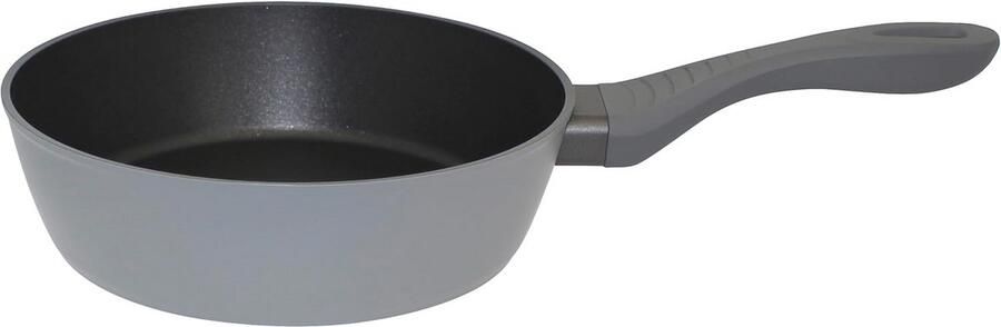 Braadpan Koekenpan Grote maaltijden bereiden Krasbestendige antiaanbaklaag 24 cm Grijs