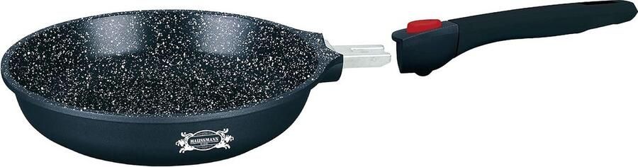 Braadpan Koekenpan Koken Afneembaar handvat 32 cm Zwart