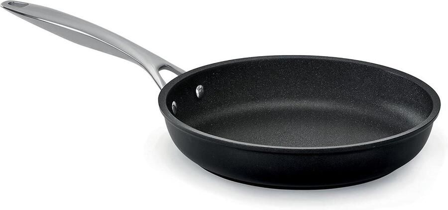 Braadpan Koekenpan Koken op inductie 5-laags anti-aanbaklaag Diameter 20 cm Zwart