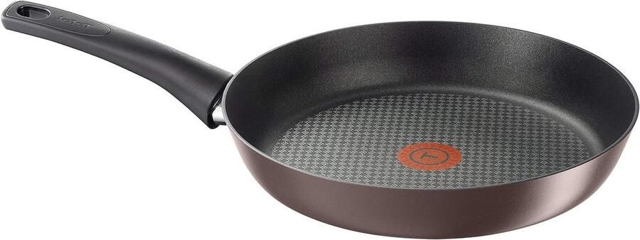 Braadpan Koekenpan Koopjespan Gezond Koken Geïntegreerde Temperatuurindicator ⌀ 24 cm Bruin
