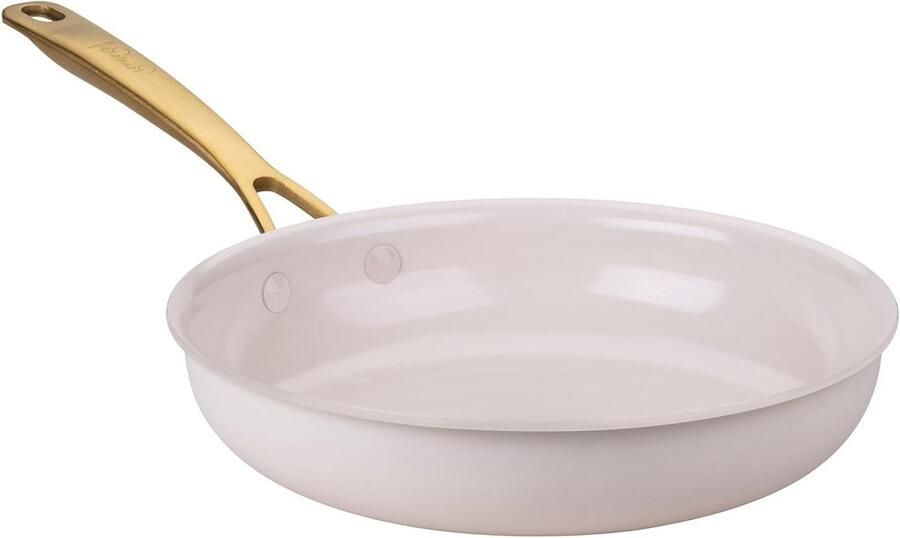 Braadpan Koekenpan Koopjespan Gezond Koken PFAS-vrije Keramische Coating Ø 24 cm Pastelbeige