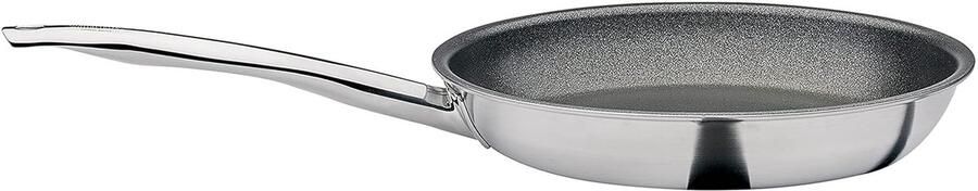 Braadpan Koekenpan Koopman Gezond Koken Krasbestendig Bergkristal 20 cm Zwart