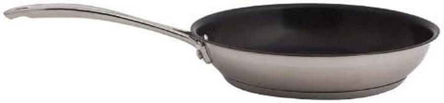 Braadpan Koekenpan Multifunctioneel Koken en Bakken Antiaanbaklaag 26 cm Zilver