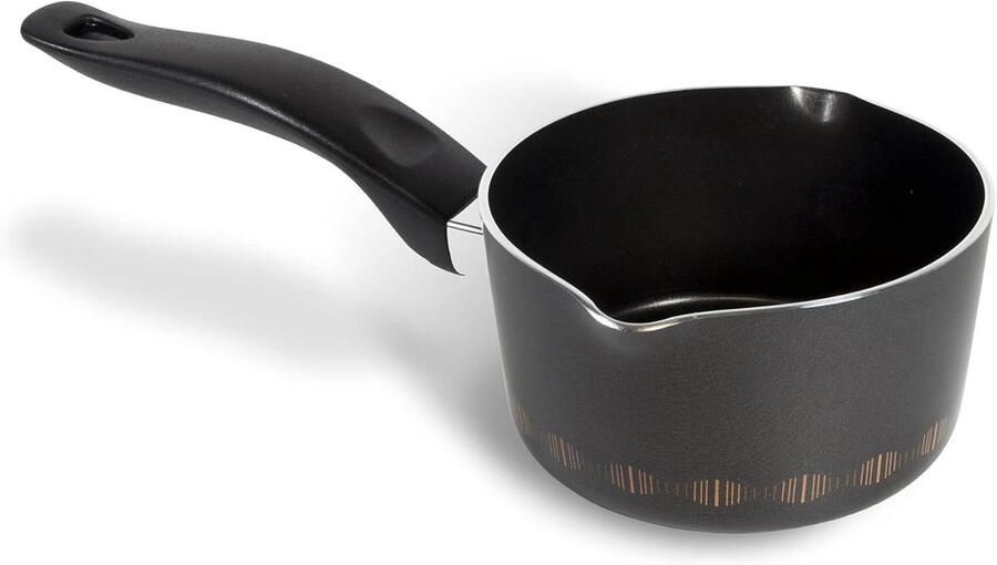 Braadpan Kookpan Dagelijks Koken Antiaanbaklaag 14 cm Zwart