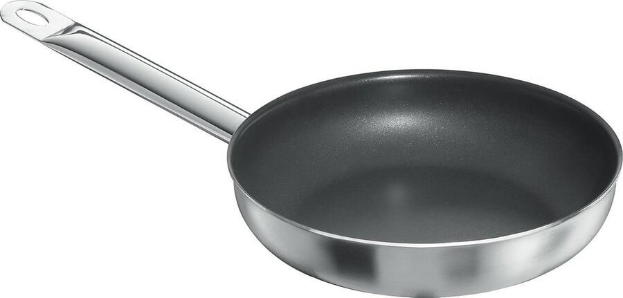 Braadpan Kookpan Gelijkmatig Braden Sigma Clad 3-delig 24 cm Zilver