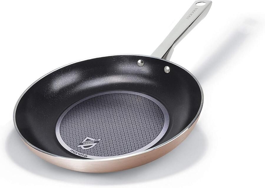 Braadpan Kookpan Koken Diamant coating 24 cm Goud