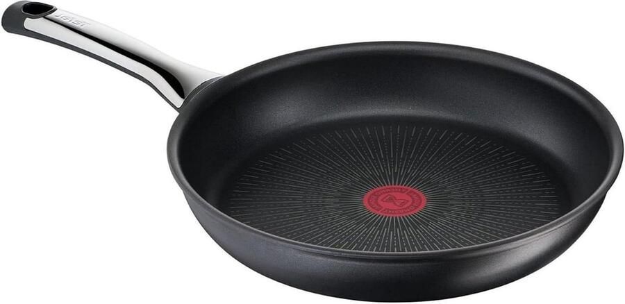 Braadpan Kookpan Lange stoofgerechten Roestvrij staal 28 cm Zwart