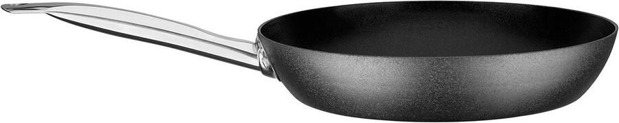 Braadpan Kookpan Langzaam Garen Zware Koolstofstaal 28 cm Zwart