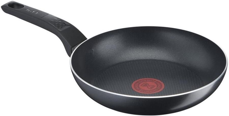 Braadpan Kookpan Maaltijden Bereiden Antiaanbaklaag Ø 20 cm Zwart