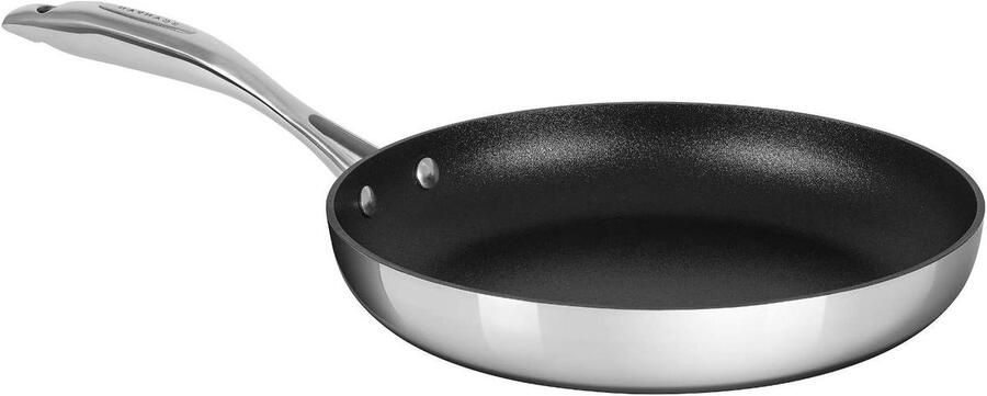 Braadpan Kookpan Pan Stoofschotels Maken Roestvrij Staal 28 cm Zwart