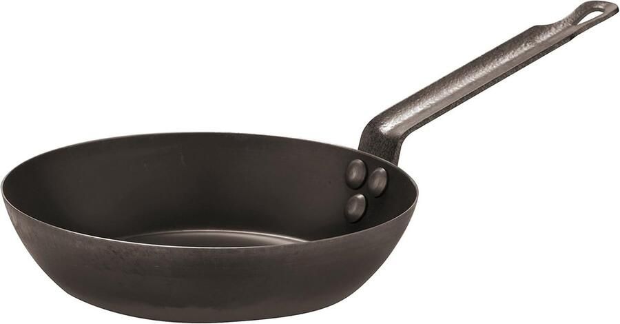 Braadpan Kookpan Professioneel Koken Vaatwasmachinebestendig 22 Centimeter Zwart