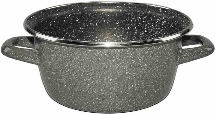 Braadpan Kookpan Sauspan Koken in Keuken Met Glasvitrine 16 Centimeter Gepolijst