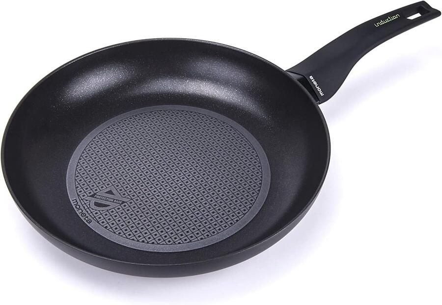 Braadpan Kookpan Snel Koken Protection Base coating 30 cm Zwart
