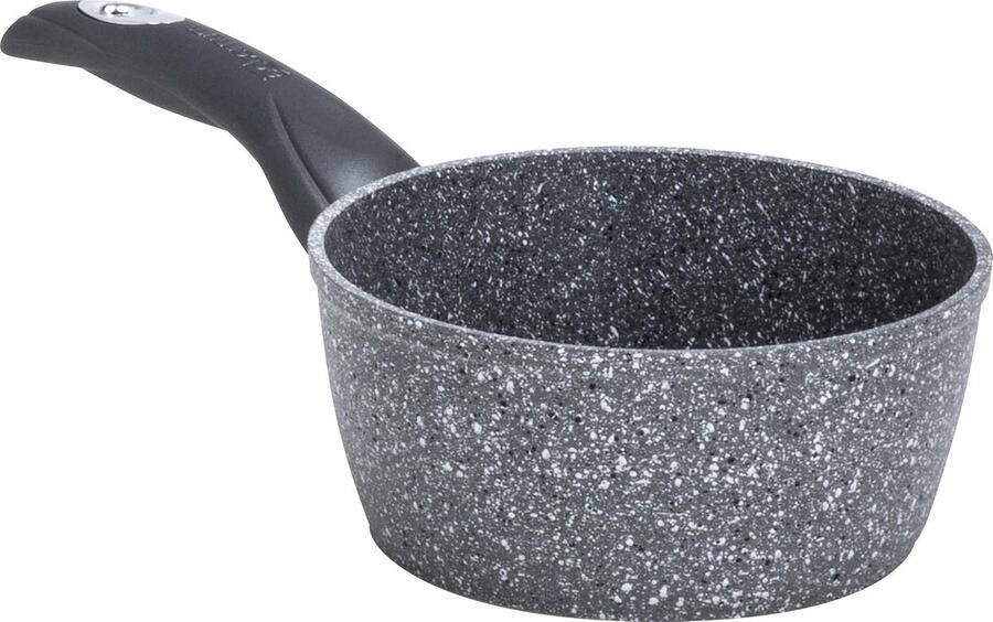 Braadpan Kookpan Steelpan Gezond Koken Versterkte Antiaanbaklaag Diameter 16 cm Grijs