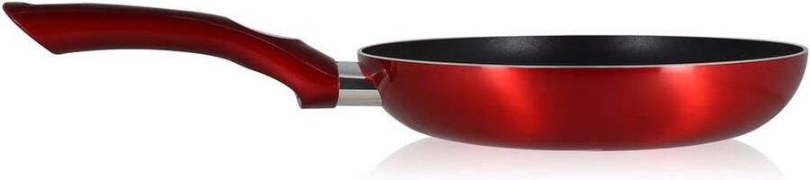 Braadpan Kookpan Stoofpan Dagelijks Koken PFAS-vrije antiaanbaklaag 24 cm Rood