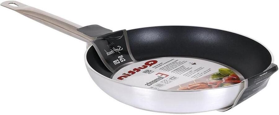 Braadpan Kookpan Stoofpan Maaltijden Bereiden Dubbele Antiaanbaklaag 26 cm Metaalgrijs