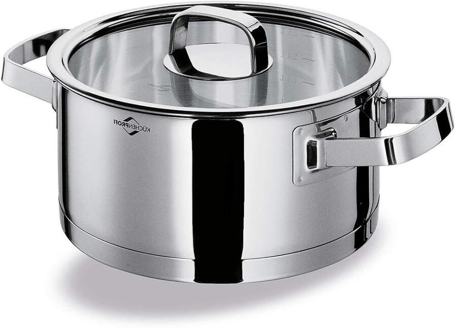 Braadpan Kookpan Stoofpan Stoofgerechten Maken Roestvrij Staal 25 liter Zilver