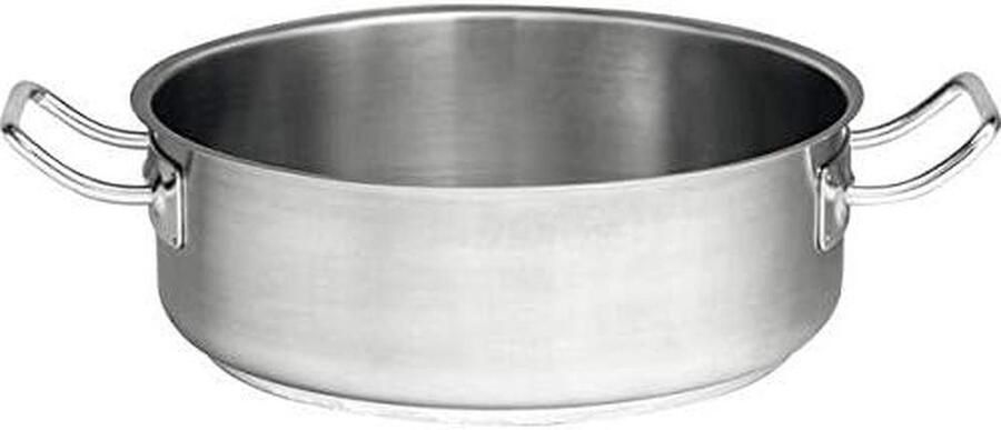 Braadpan Kookpot Soeppan Culinaire creaties Sandwichbodem warmtegeleiding 18 Liter 40 cm Roestvrij staal