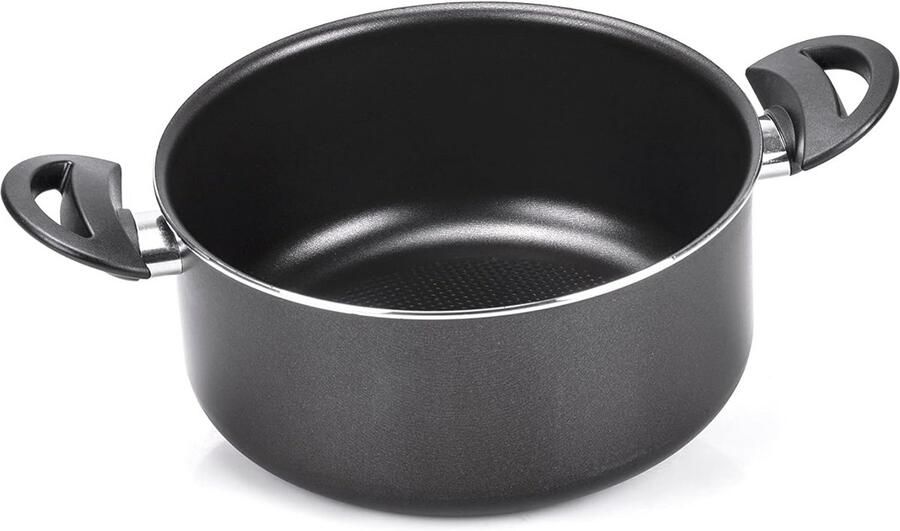 Braadpan met 2 handgrepen 28 cm 100% gerecycled aluminium geschikt voor alle kookplaten inclusief inductie