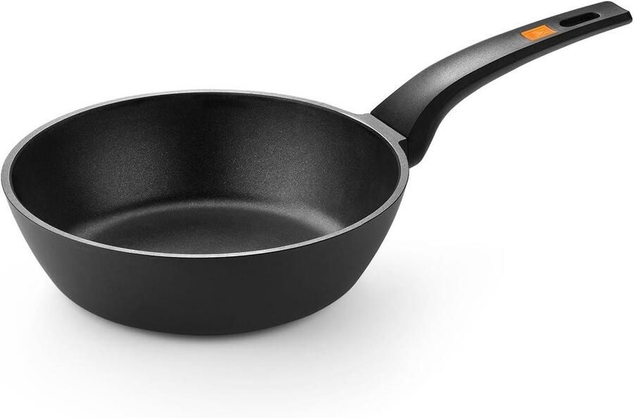 Braadpan met antiaanbaklaag Aluminium pan Dagelijks koken Geschikt voor inductie Niet gespecificeerd Zwart