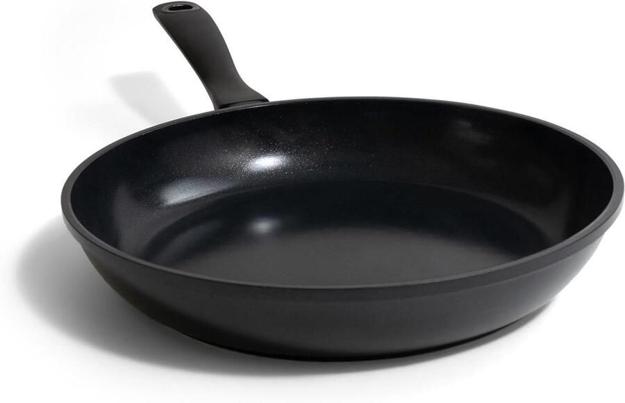 Braadpan met antiaanbaklaag Gegoten aluminium pan Enerzijds voedsel bereiden Geschikt voor inductie 279 cm Zwart