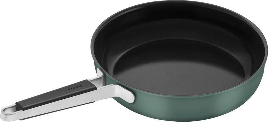 Braadpan met antiaanbaklaag Koekenpan Keramisch Gelijkmatig Bakken CeraForce Keramische Coating 28 cm Groen