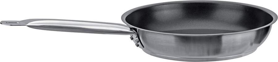 Braadpan met Antiaanbaklaag Koekenpan Koopgerei Koken en Bakken Hoogwaardige Afwerking 20 cm Diameter Zilver