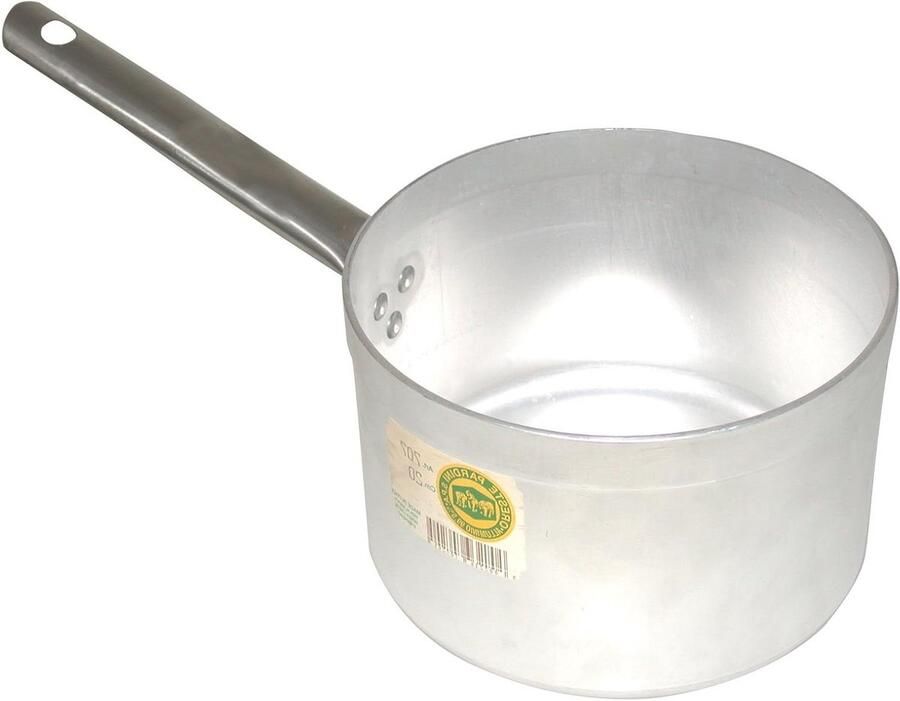 Braadpan met handgreep Kasserol Sauspan Koken en braden Aluminium constructie 16 cm Grijs