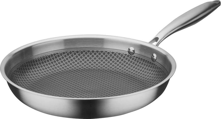 Braadpan met honingraatstructuur Diameter 28 cm