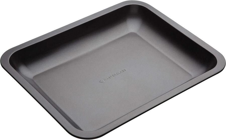 Braadpan met rooster Oven pan Gevogelte braden PFOA vrije antiaanbaklaag 38 x 30.5 cm Zwart