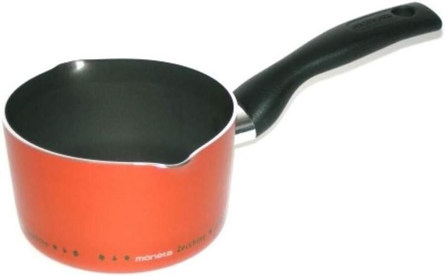 Braadpan met tuit Kookpan steelpan Dagelijks koken Levensmiddelen aluminium 14 cm Brons
