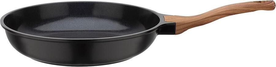 Braadpan Natural Fit Kookpan Aluminium Dagelijks Koken PFAS-vrije antiaanbaklaag 28 cm Grijs