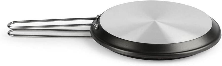 Braadpan Omeletpan Koekenpan Omeletten Bakken Antiaanbaklaag 24 cm Grijs Metallic