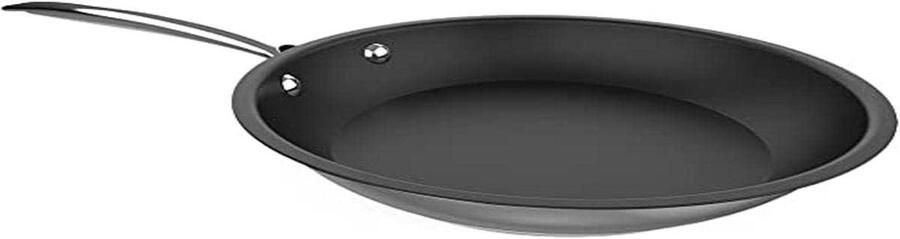 Braadpan Roestvrij Staal Kookpan Steelpan Dagelijks Koken Volledige Inductie Bodem 20 cm Diameter Zilverkleurig