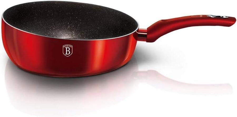 Braadpan Steen Touch Kookpan Lekker Koken Meerlaagse Antiaanbaklaag 26 cm Zwart