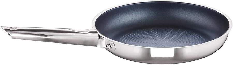 Braadpan Stoofpan Kookpan Langzaam Garen XXStrong Diamond Antiaanbaklaag 26 cm Zilver Zwart