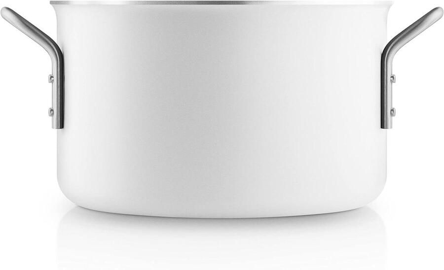 Braadpan Stoofpan Sauspan Koken Snelle gelijkmatige warmte 1.8 Liter Wit