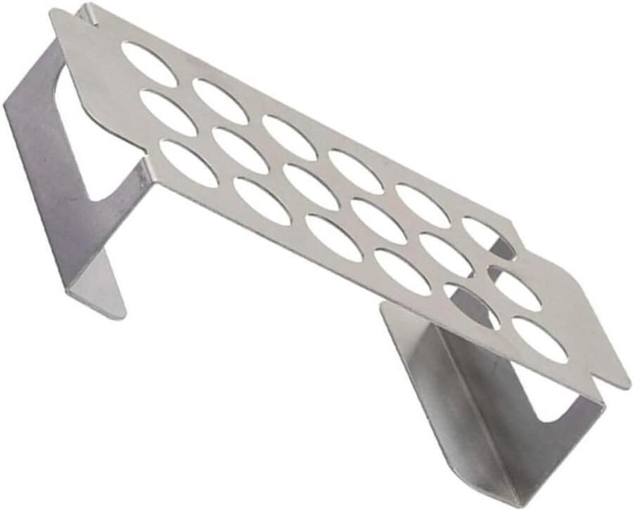 Braadrek Roestvrij Staal BBQ Accessoire Groenten Grillen Veelzijdig Gebruik 24.8 cm Zilver