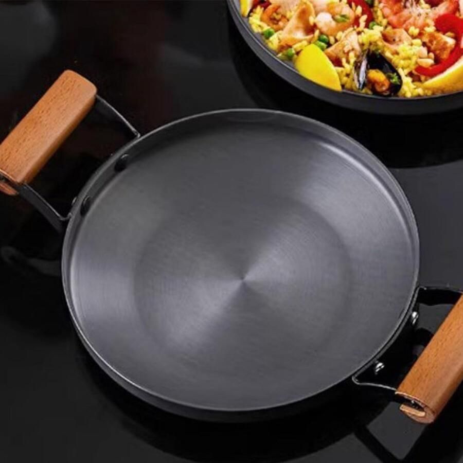 Braiser pan Kookpan met handgrepen Veelzijdig koken Dubbele handgrepen 26 cm Aluminium
