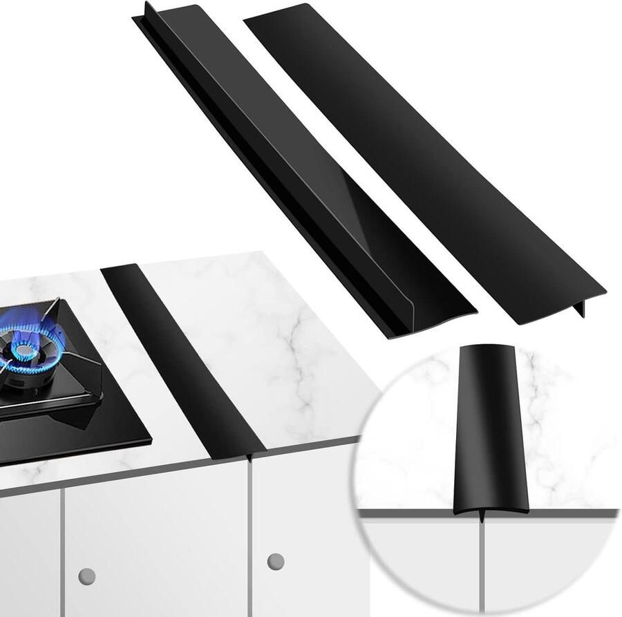 Fornuis Brander Covers Kookplaat Beschermers Keuken Schoonhouden Vaatwasserbestendig 8 Stuks + 2 Zwart