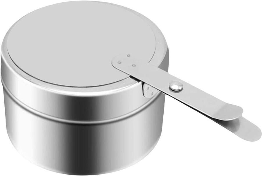 Branders voor chafing dishes Warmhoudbak brandstof Buffet warm houden Veiligheidsdeksel 16 x 9 x 6 cm