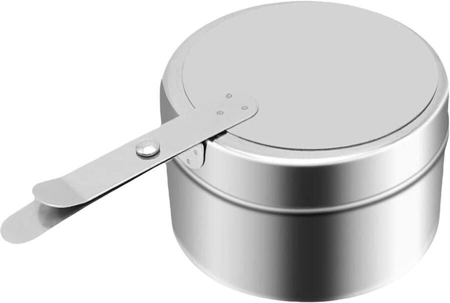 Branders voor chafing dishes Warmhoudbak brandstof Buffet warm houden Veiligheidsdeksel 16 x 9 x 6 cm