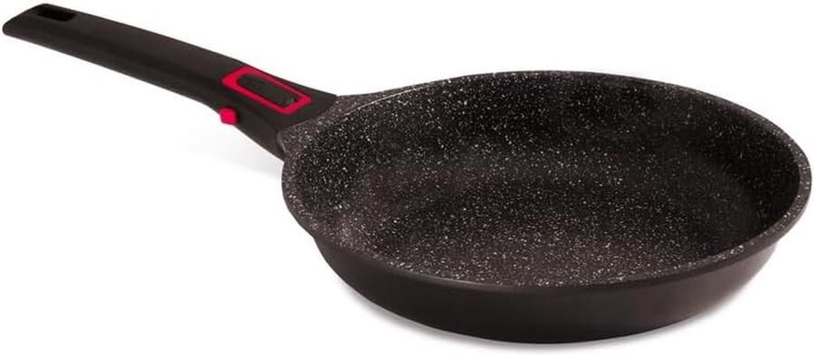 Bratpan Keramisch Koekenpan Antiaanbak Dagelijks Koken PFAS-vrije Coating 26 cm Zwart
