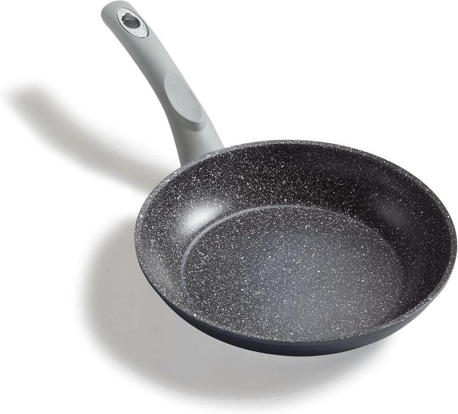 Bratpan Koekenpan Gezond Koken Antiaanbaklaag 24 cm Houtlook
