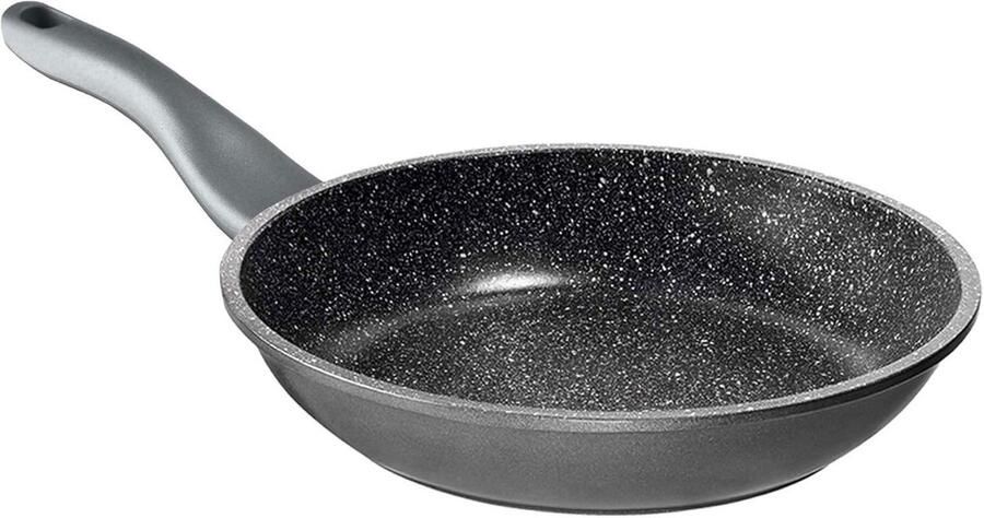 Bratpfanne Koekenpan Vetvrij Braden Krasbestendige Coating 24 cm Zwart