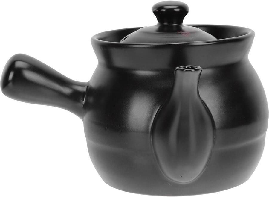 Bread Maker Bread Maker Ceramic Casserole with Side Handle Chinese Medicine Pot Frying Pan Tea Kettle Pitcher Dispenser Cooking Pot for Medicine Soup Bread Pan Bread Pan