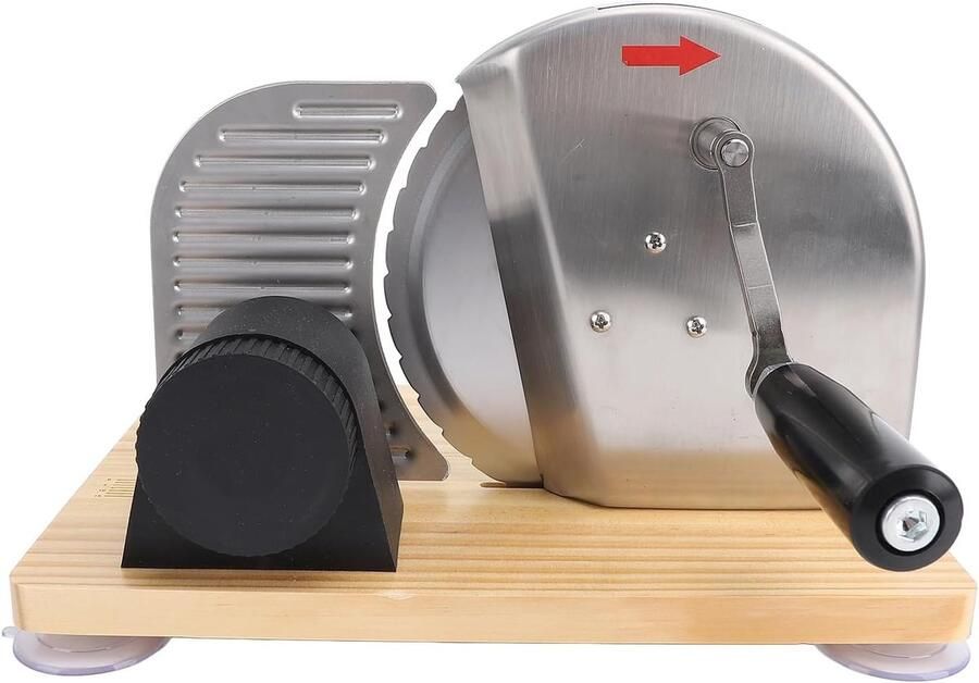 Bread Slicer Manual Bread Slicer Adjustable Thickness Bread Slicer with Hand Crank Food Slicer Machine for Homemade ShopVlot
