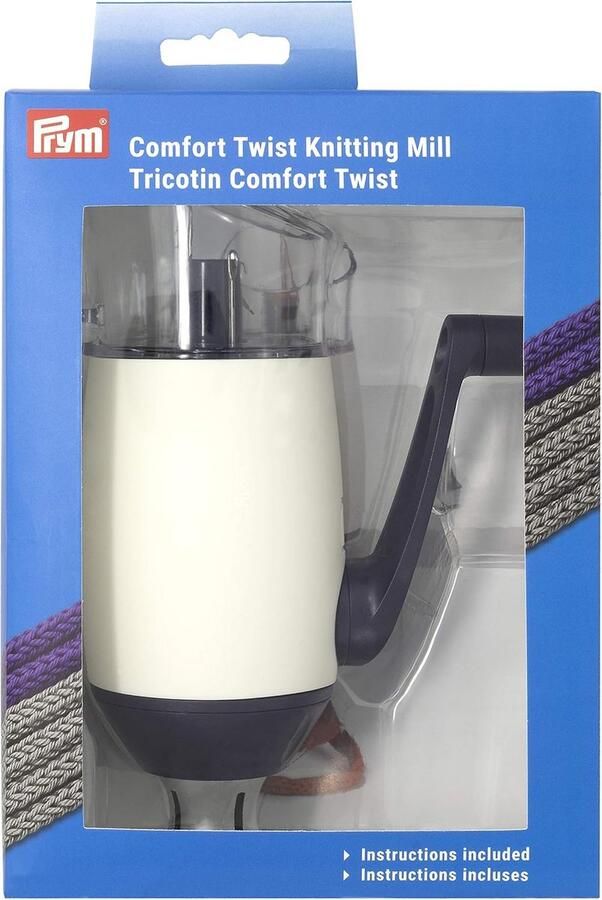 Breimolen Handbreier Snel projecten Comfort draaihendel 21 cm Blauw