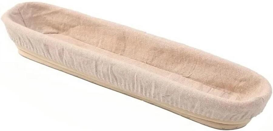 Brood Bakmanden Rijsmanden Deeg Ambachtelijk Brood Maken Met Stoffen Voering 34x10x5.5CM Houtkleur