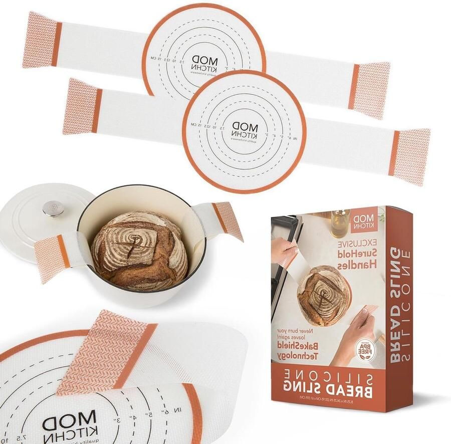 Brood Bakmat Brood Bakken Met Handvatten 2 Stuks Grijs